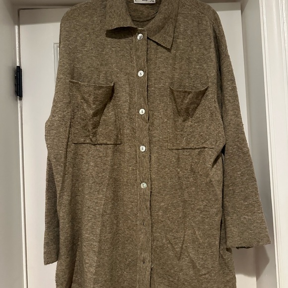 Mango Brown Cardigan Sweater - Picture 1 of 2